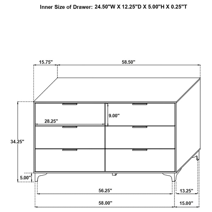 Kendall 4 & 5 Piece Bedroom Sets