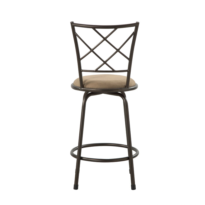 Nexus 3-PIECE PACK CONVERTIBLE SWIVEL COUNTER/PUB HEIGHT CHAIR (SET OF 3)