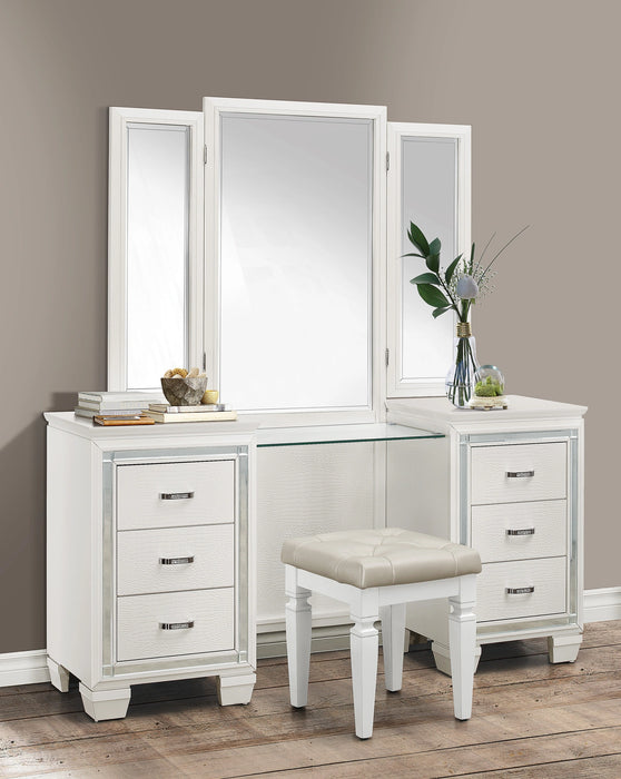 Allura Dressing Table Mirror & Glass Top