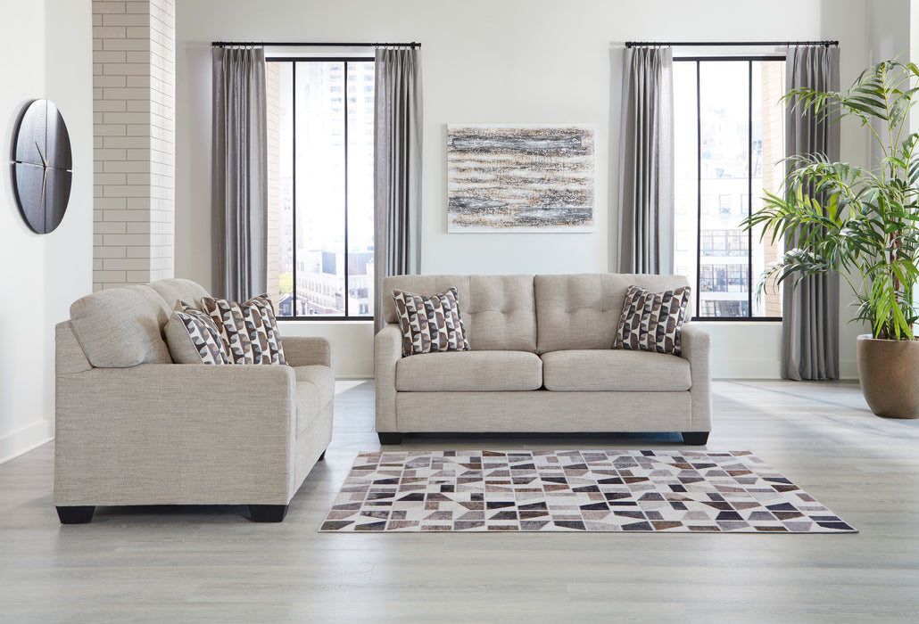 MAHONEY PEBBLE SOFA AND LOVE SEAT SET