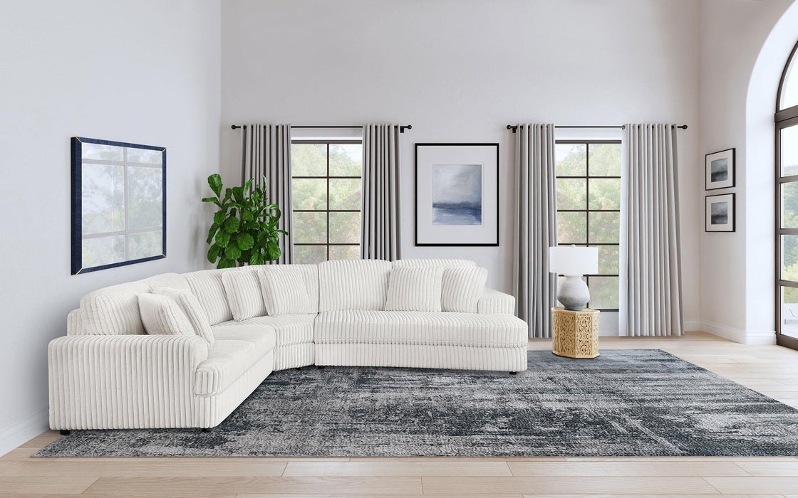 Emberson Upholstered Modular Sectional Sofa Ivory
