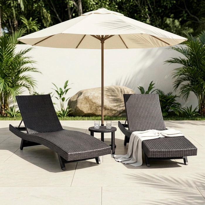 Serene Outdoor Chaise Lounger