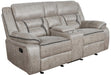 Greer Upholstered Tufted Back Glider Loveseat image