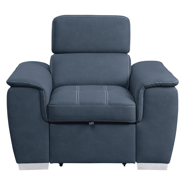 Ferriday Chair With Pull-Out Ottoman