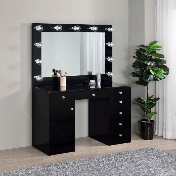 Acena Makeup Vanity Table with LED Mirror