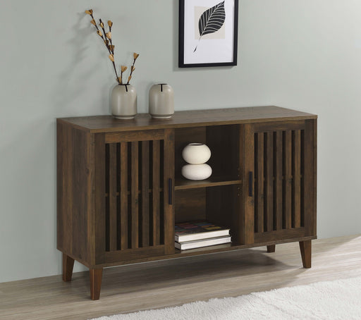 Torin 2-door Engineered Wood Accent Cabinet Dark Pine image