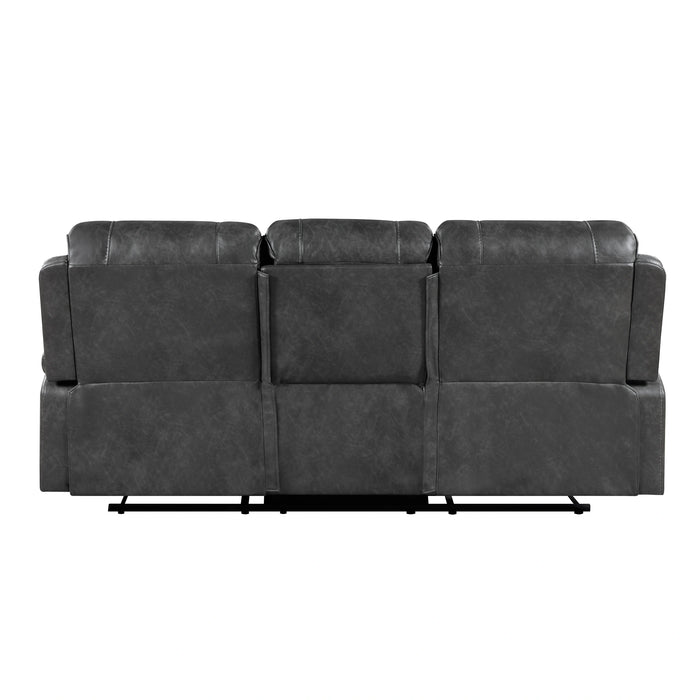 Newnan Double Reclining Sofa With Center Drop-Down Cup Holders