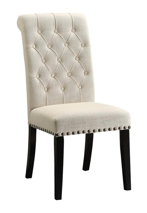 Alana Tufted Back Upholstered Side Chairs Beige (Set of 2)