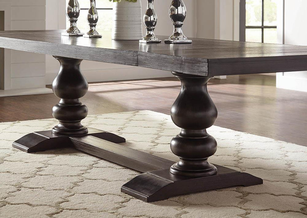 Phelps Rectangular Dining Table Antique Noir