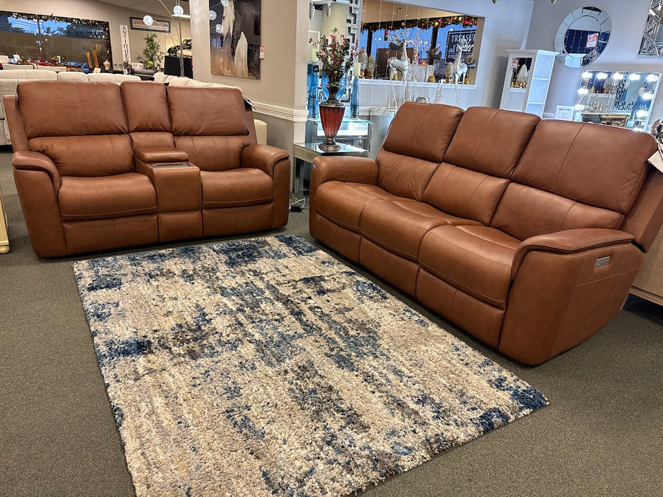 Flexsteel Henry Power Sofa and Love Seat