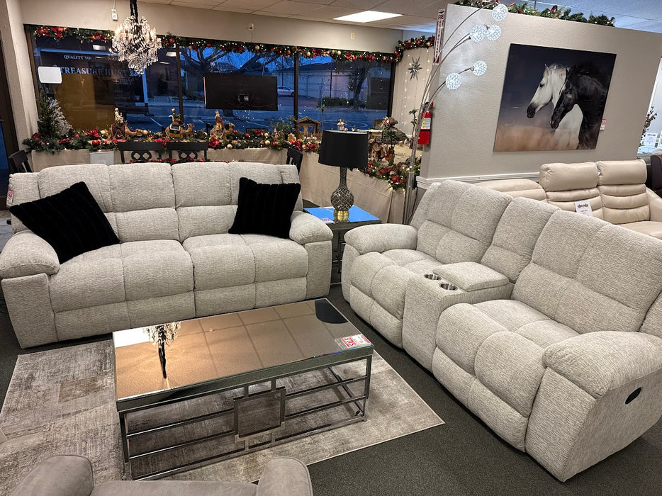 Buster Reclining Sofa & Love Seat Set