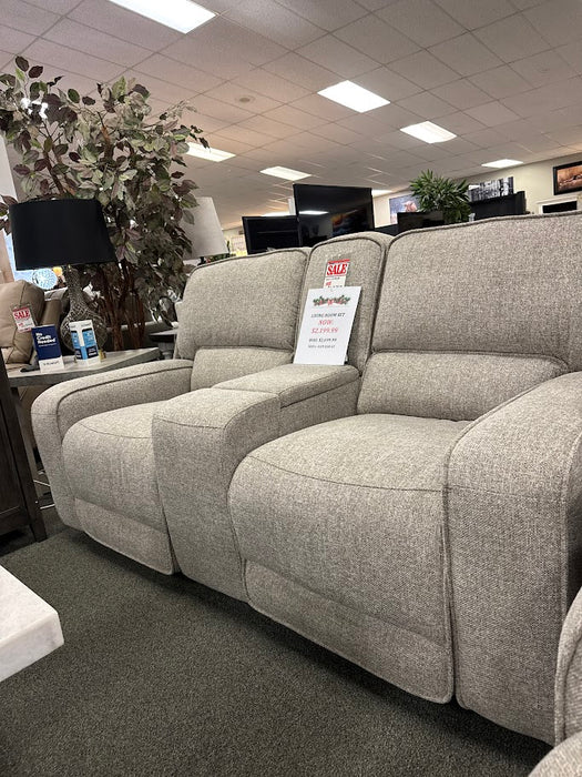 POWER RECLINING SOFA AND LOVE SEAT