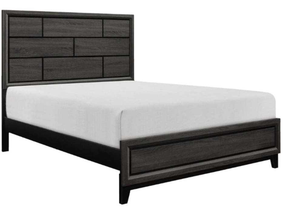 Homelegance Davi Queen Panel Bed in Gray 1645-1*