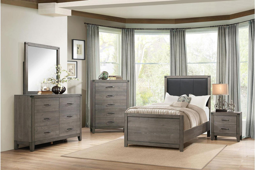 Homelegance Woodrow 5 Drawer Chest in Gray 2042-9