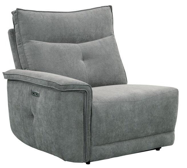 Homelegance Furniture Tesoro Power Double Reclining Sofa w/ Power Headrests in Dark Gray 9509DG-3PWH*