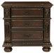 Homelegance Catalonia 3 Drawer Nightstand in Cherry 1824-4 image