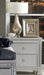 Homelegance Bevelle 2 Drawer Nightstand in Silver 1958-4 image