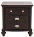 Homelegance Marston 3 Drawer Nightstand in Dark Cherry 2615DC-4 image