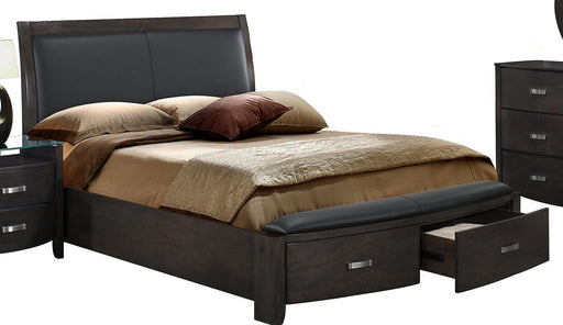 Homelegance Lyric King Sleigh Storage Bed in Brownish Gray 1737KNGY-1EK image