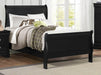 Homelegance Mayville Full Sleigh Bed in Black 2147FBK-1 image