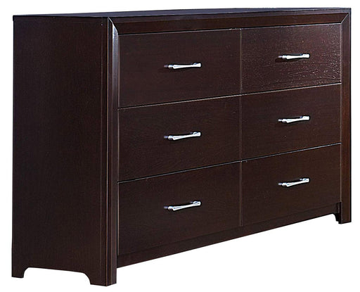 Homelegance Edina 6 Drawer Dresser in Espresso-Hinted Cherry 2145-5 image