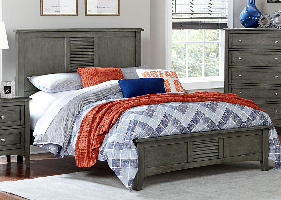 Garcia Twin Panel Bed in Gray 2046T-1