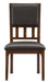 Homelegance Frazier Park Side Chair in Dark Cherry (Set of 2) image