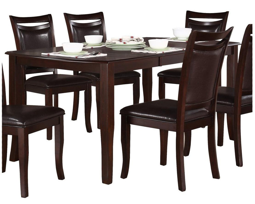 Homelegance Maeve Dining Table in Dark Cherry 2547-72 image