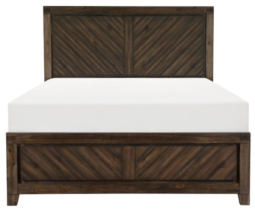 Parnell Queen Panel Bed in Rustic Cherry 1648-1*