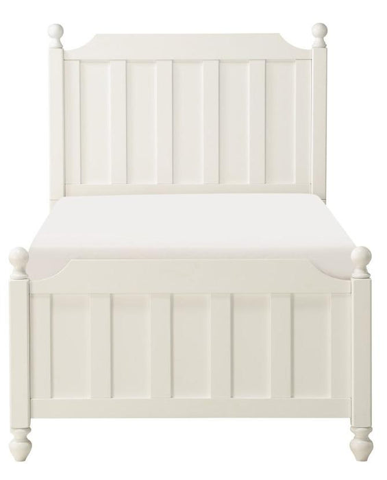 Homelegance Wellsummer Twin Panel Bed in White 1803WT-1* image