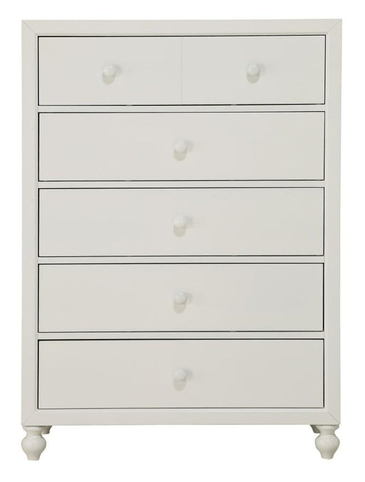 Homelegance Wellsummer 5 Drawer Chest in White 1803W-9 image