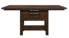 Homelegance Schleiger Counter Height Dining Table in Dark Brown 5400-36XL* image