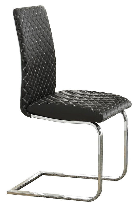 Homelegance Yannis Side Chair in Chrome Metal  (Set of 2) image