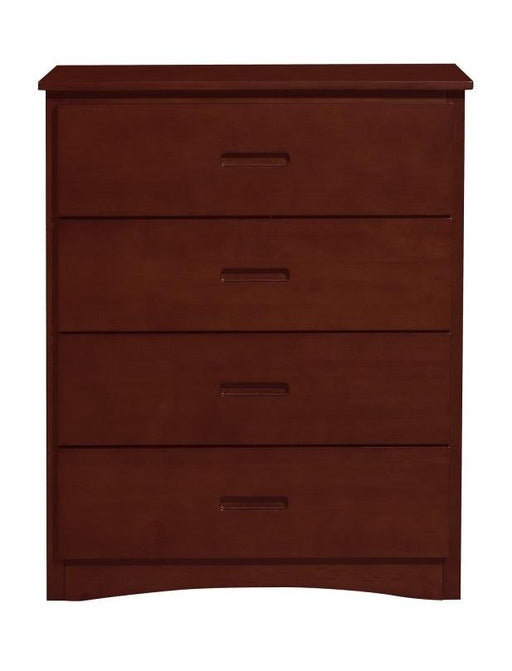 Homelegance Rowe 4 Drawer Chest in Dark Cherry B2013DC-9 image