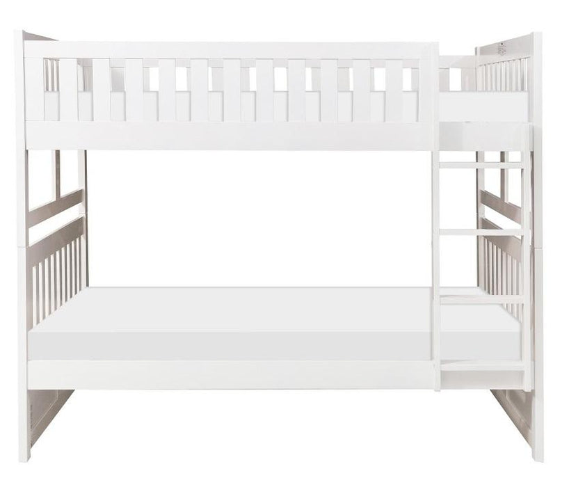 Homelegance Galen Full/Full Bunk Bed in White B2053FFW-1* image