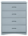 Homelegance Orion 4 Drawer Chest in Gray B2063-9 image