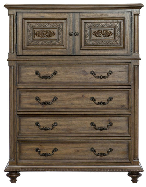 Homelegance Furniture Rachelle 4 Drawer Chest in Weathered Pecan 1693-9 image