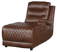 Homelegance Furniture Putnam Power Right Side Reclining Chaise with USB Port in Brown 9405BR-RCPW image