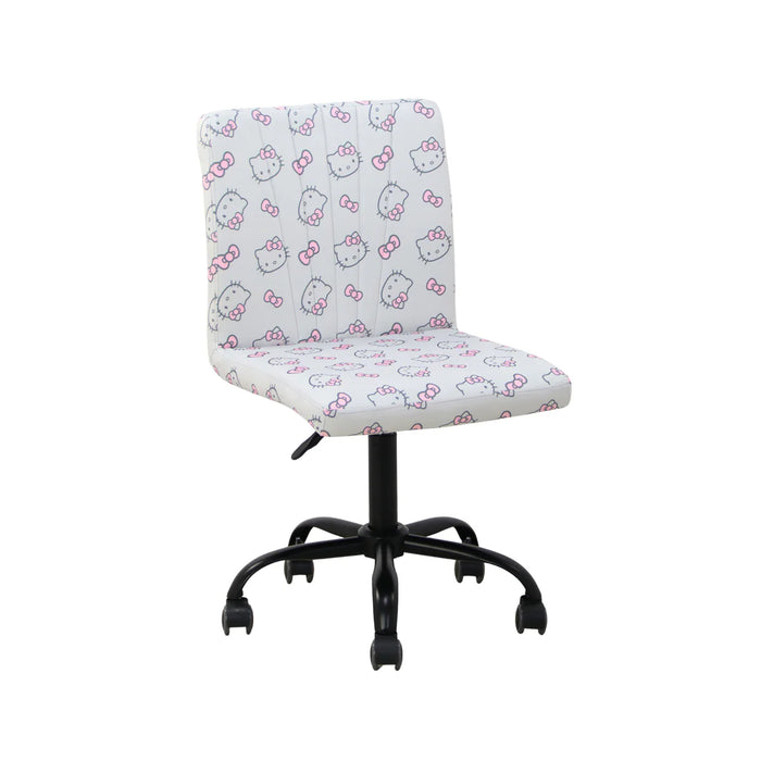 White Hello Kitty Vanity Chair