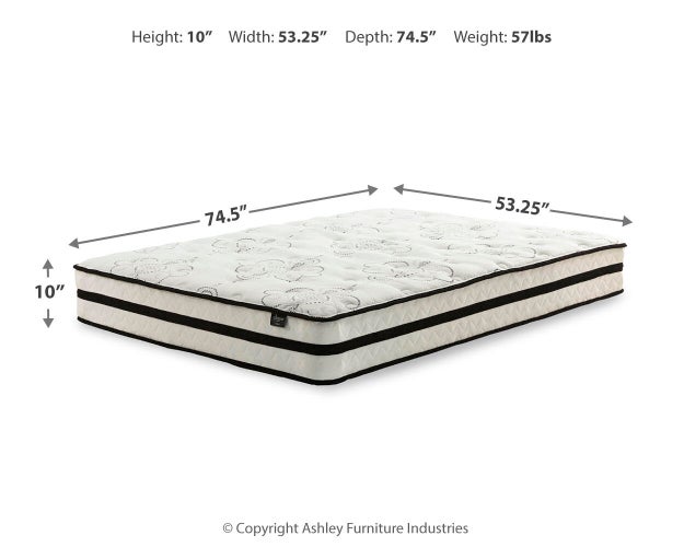 Chime 10 Inch Hybrid Mattress in a Box