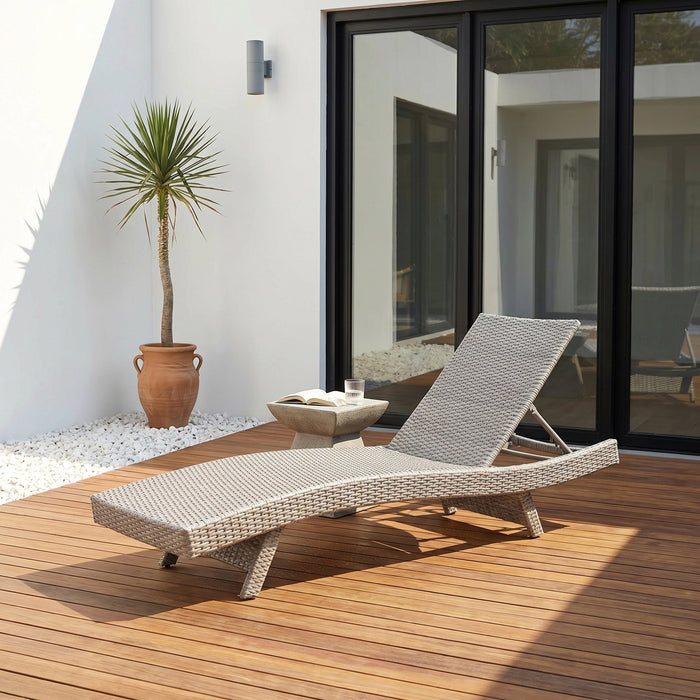 Serene Outdoor Chaise Lounger