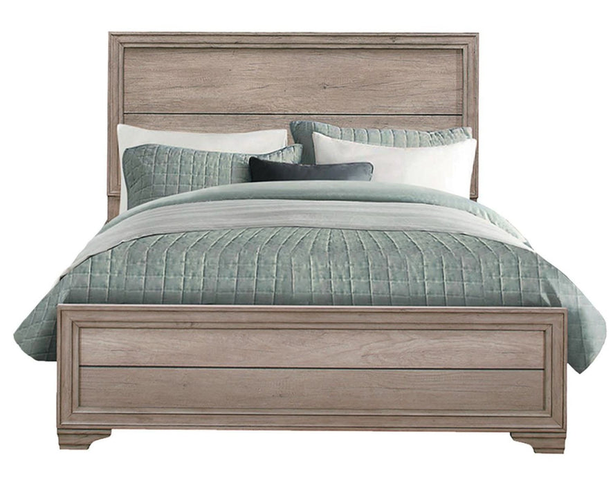 Lonan King Panel Bed in Natural 1955K-1EK*