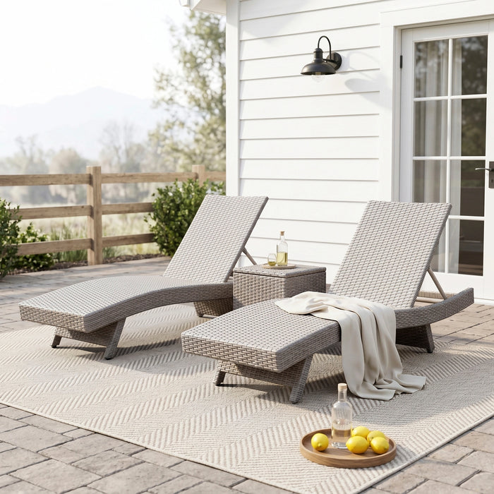 Serene Outdoor Chaise Lounger