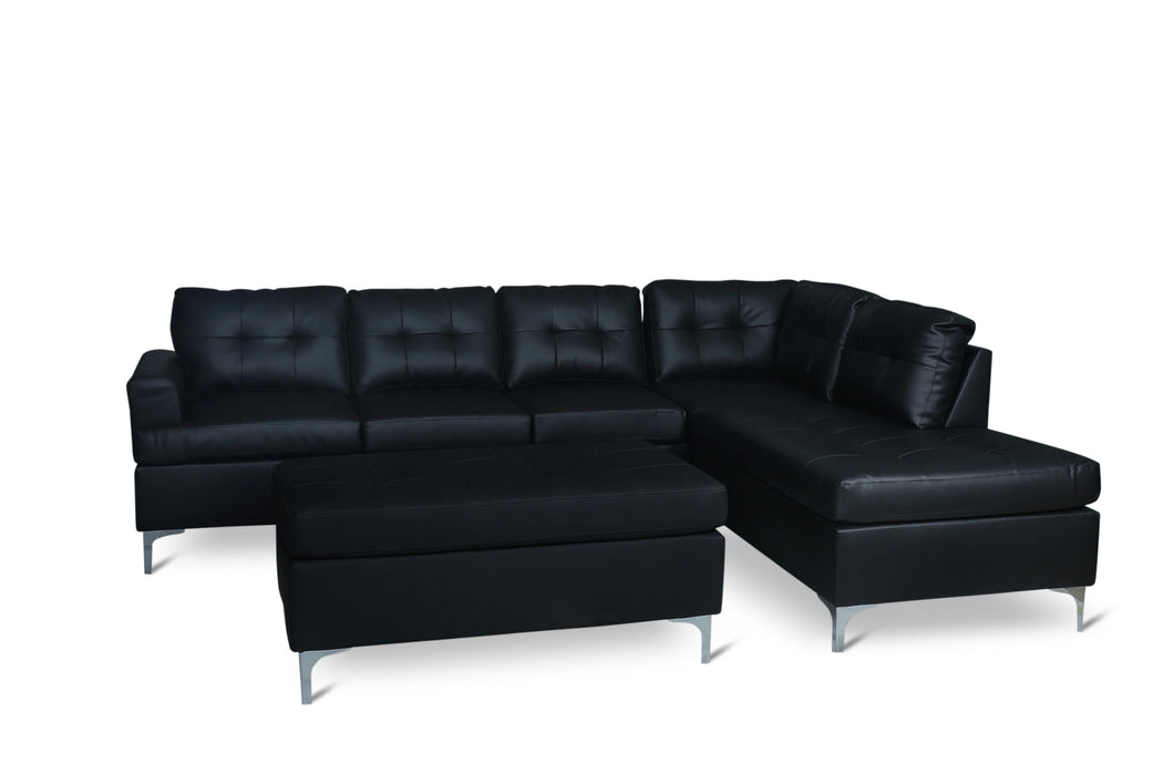 Barrington Ottoman W/Black Pu