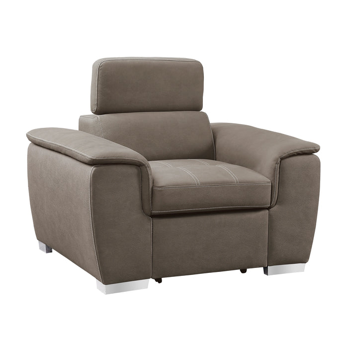 Ferriday Chair With Pull-Out Ottoman